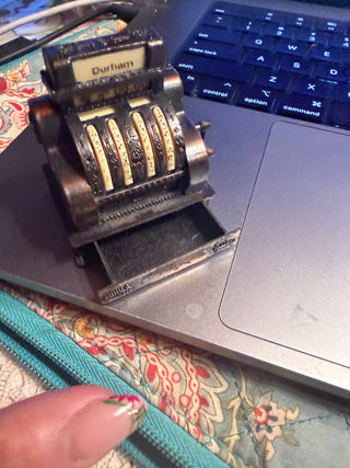 Vintage Durham Industries Miniature Cash Register