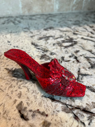 Miniature Victorian Red Heel