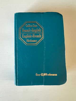 Vintage pocket French English dictionary