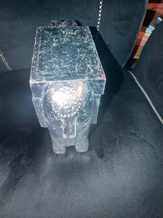 Metallic Elephant Keepsake  box carved decorative storage box