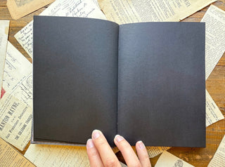 The Oracle - B6 Black Paper Notebook 150 gsm
