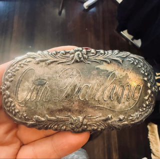 Victorian Our Darling Coffin Plaque