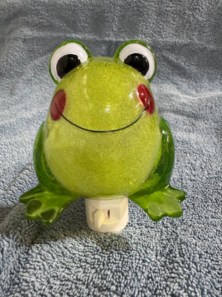 Vtg Frog Acrylic Night Light