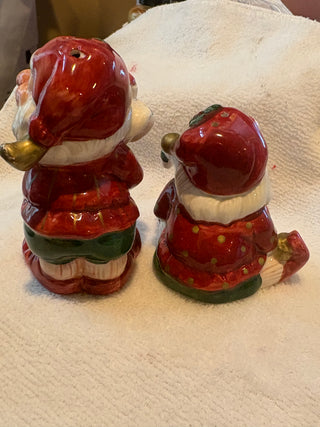 Vtg. (1990) Fitz & Floyd Santa S&P shakers