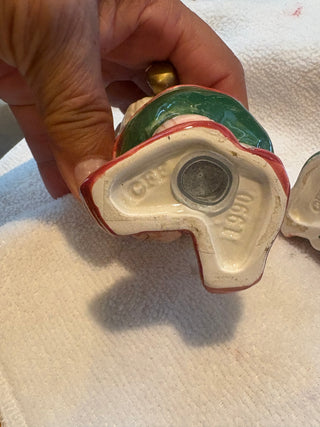 Vtg. (1990) Fitz & Floyd Santa S&P shakers