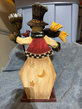 Wooden Snowman Tabletop Decor