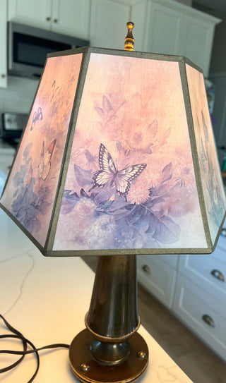 70s Butterfly Brass Lamp