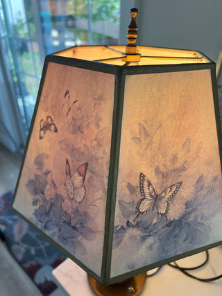 70s Butterfly Brass Lamp