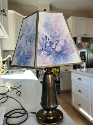 70s Butterfly Brass Lamp