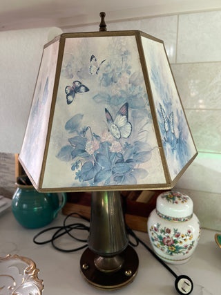 70s Butterfly Brass Lamp