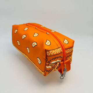 Handmade Cosmetic Bag - Bandanna Print - RCD