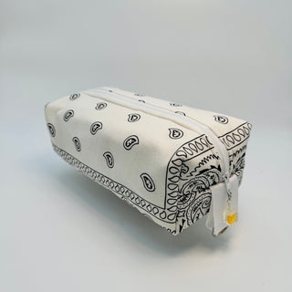 Handmade Cosmetic Bag - Bandanna Print - RCD