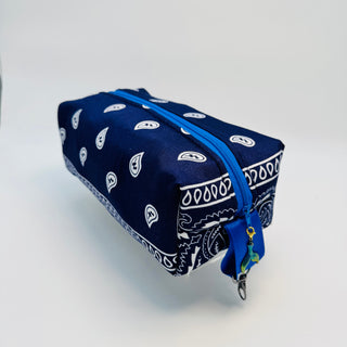 Handmade Cosmetic Bag - Bandanna Print - RCD