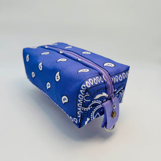 Handmade Cosmetic Bag - Bandanna Print - RCD