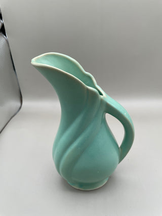 Mint Green MCM USA Pottery Vase