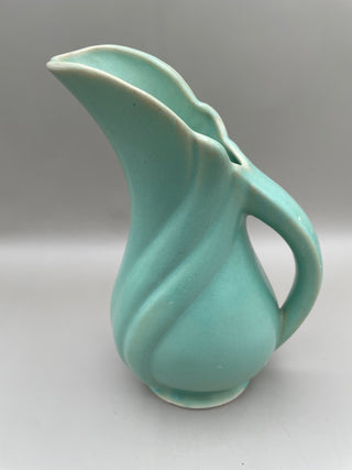 Mint Green MCM USA Pottery Vase