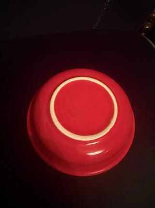 Fiesta Ware Vintage Red 7" Cereal Fruit Bowl each