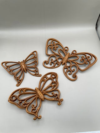 VNTG Homco Syroco 70's Butterfly  Set of 3