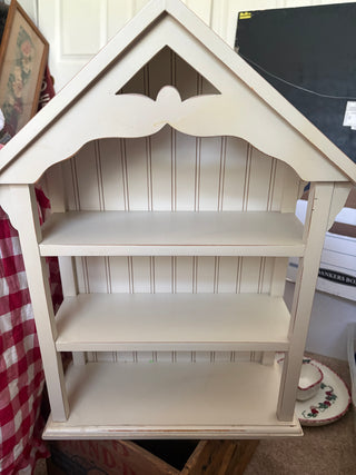 Pottery Barn Wooden Dollhouse Wall Shelf