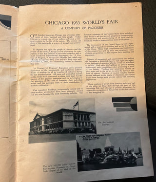 MG Chicago World’s Fair Souvenir  1933