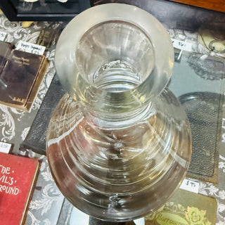 Antique Crystal Ball Heavy Crystal Decanter