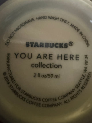 Starbucks San Francisco California Mug Ornament 2 Fl. Oz