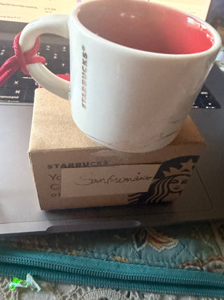 Starbucks San Francisco California Mug Ornament 2 Fl. Oz