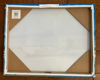 SEASIDE SAILBOAT CANVAS 19 X 15 IN STORE PICK UP ONLY (KAT)