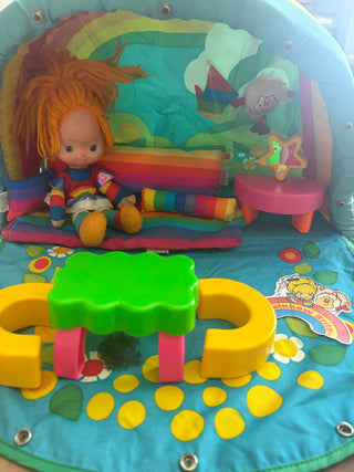 Mattel 1983 Vintage Rainbow Brite Cottage Plates
