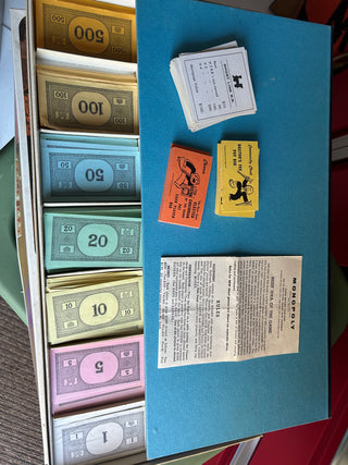 Vintage 1961 Parker Brothers monopoly