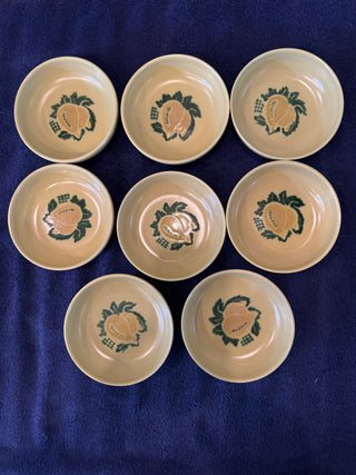 Vtg MCM BrockWare Mango Dinnerware Set