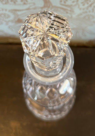 Waterford Crystal Lismore Wine Decanter with Original Stopper — Cut Lead Crystal, Made in Ireland