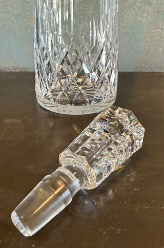 Waterford Crystal Lismore Wine Decanter with Original Stopper — Cut Lead Crystal, Made in Ireland