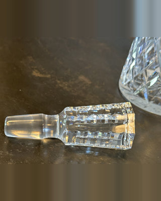 Waterford Crystal Lismore Wine Decanter with Original Stopper — Cut Lead Crystal, Made in Ireland