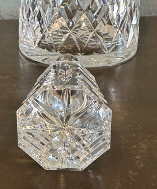 Waterford Crystal Lismore Wine Decanter with Original Stopper — Cut Lead Crystal, Made in Ireland