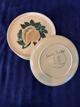 Vtg MCM BrockWare Mango Dinnerware Set