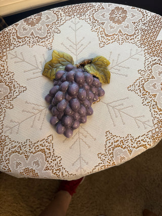 Vintage Home Interiors 3D Grape Wall Art