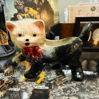Royal Copley Cat Planter Antique
