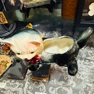 Royal Copley Cat Planter Antique