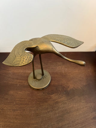 Vintage brass crane
