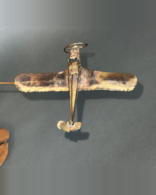 "Control Tower Stay Clear!" – Vintage Mid-Century Kinetic Balance Sculpture by Jim Hacker (1975)
