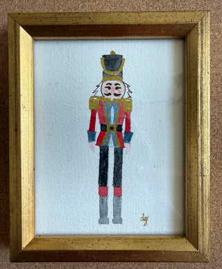 Nutcracker Watercolor Painting