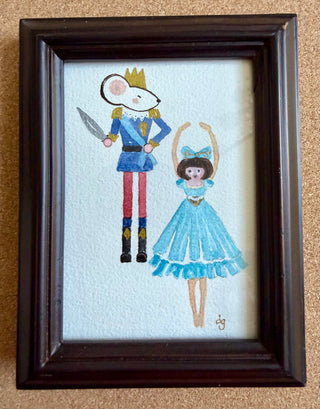Nutcracker Watercolor Painting