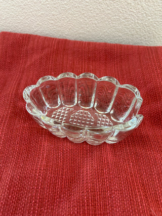 Clear Glass Spoon/Fork Holder
