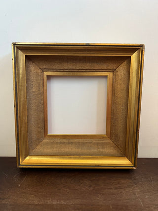 Vintage gold square picture frame