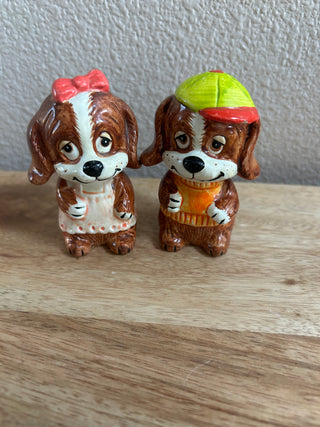 Boy & Girl Puppy S/P Shakers (2)