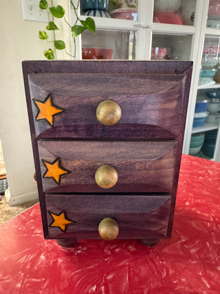 Vintage 1990s Celestial Mini Chest "EWB"