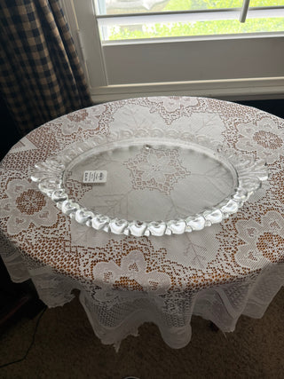 Vintages Pressed Glass Vanity  / Perfume Tray