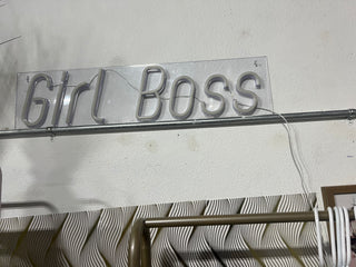 Girl boss light up sign