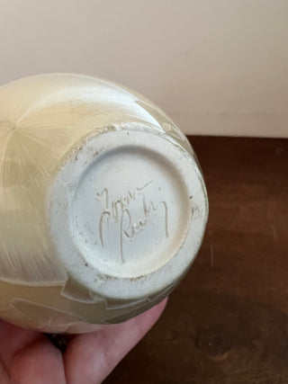 Crystalline glaze pottery vase